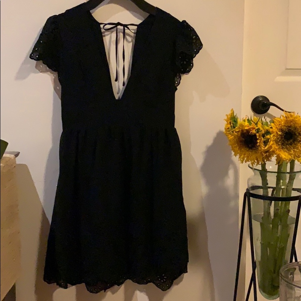 Forever 21 Eyelet Woven Mini Dress